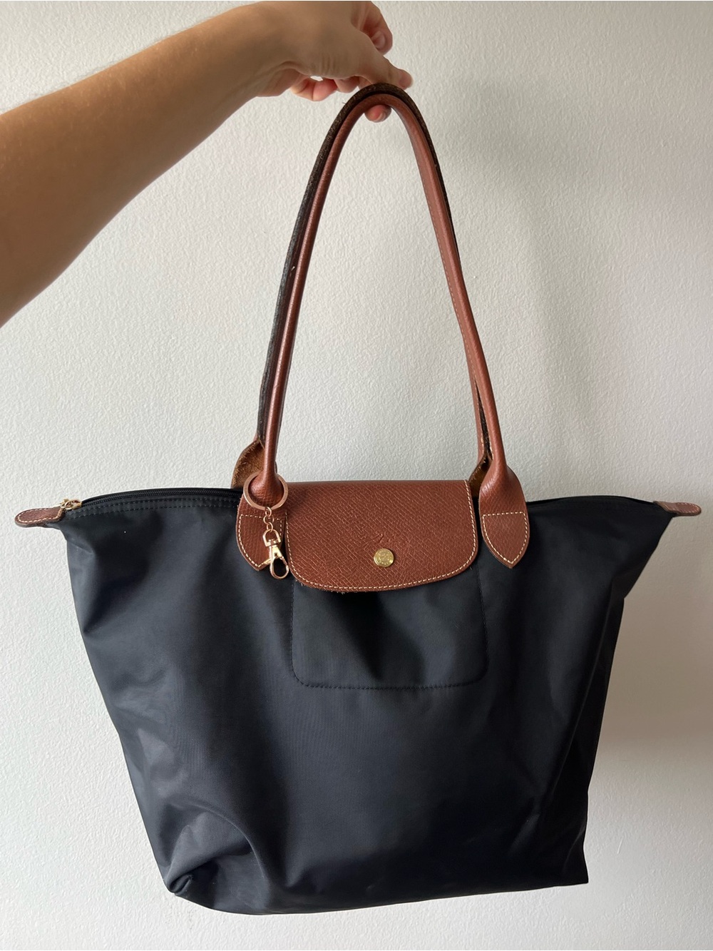Longchamp le pliage big tote bag in black